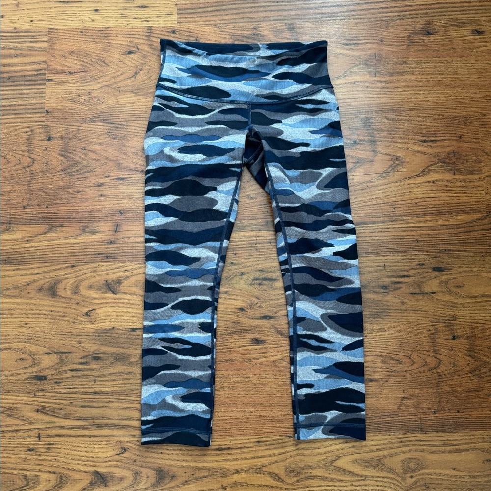 Lululemon Blue Camo Leggings